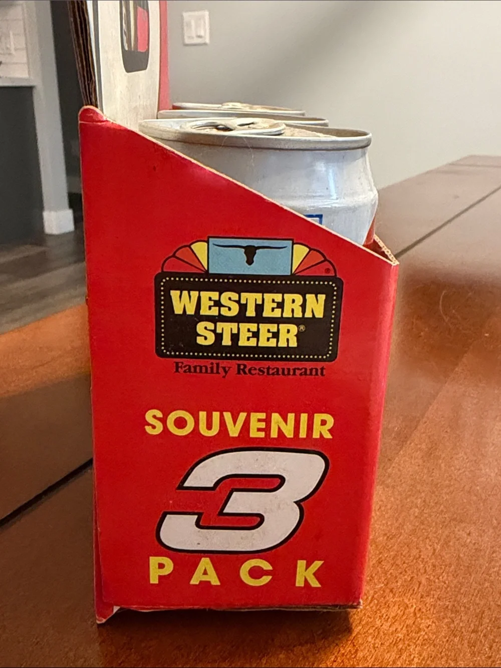 NASCAR Dale Earnhardt Racing Vintage 3 Pack Beverage Carrier with Cans